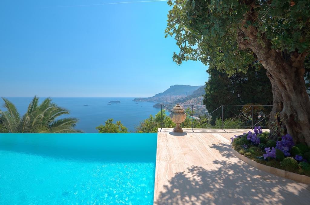 Luxurious Villa Overlooking Monaco روكوبرُن كاب مارتي المظهر الخارجي الصورة