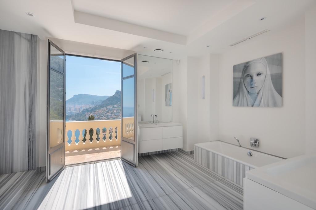 Luxurious Villa Overlooking Monaco روكوبرُن كاب مارتي المظهر الخارجي الصورة