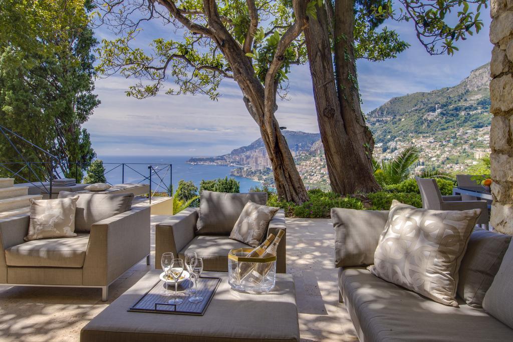 Luxurious Villa Overlooking Monaco روكوبرُن كاب مارتي المظهر الخارجي الصورة