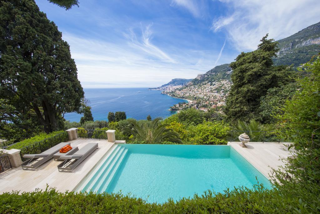 Luxurious Villa Overlooking Monaco روكوبرُن كاب مارتي المظهر الخارجي الصورة