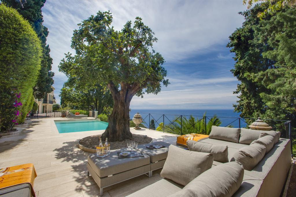 Luxurious Villa Overlooking Monaco روكوبرُن كاب مارتي المظهر الخارجي الصورة